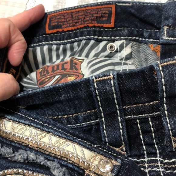 Rock Revival Nancy Easy Crop Jeans size 28 - Picture 9 of 10